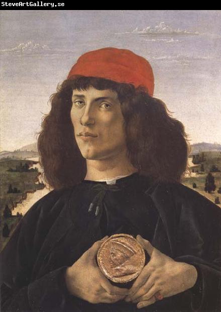 Sandro Botticelli Portrait of a Youth with a Medal